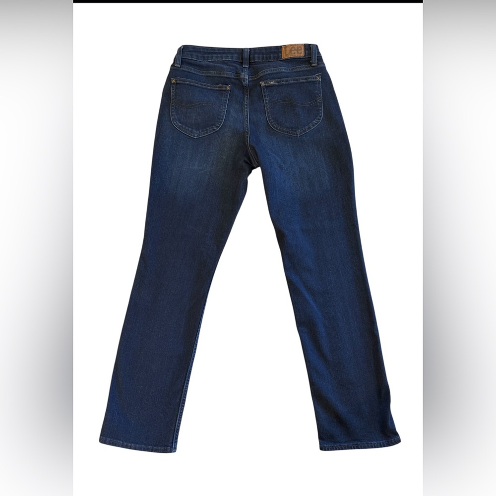 Lee Women's Dark Blue Straight Leg Jeans - Picture 3 of 9